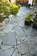 Alta kwartsiet flagstones 2-3cm donkergrijs-groen